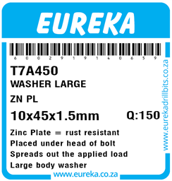 T7A450 - Large Washer -T7A450_Label_T